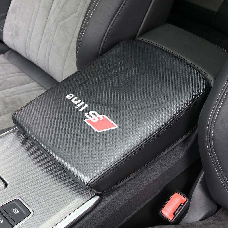 适用于装奥A6L扶迪手箱套皮革内饰改新A6L保专用中央CSF扶手箱护