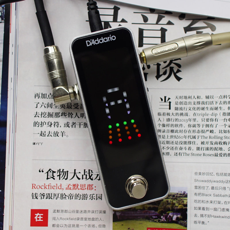 达达里奥木民谣吉他电吉他单块效果器踏板调音器校音器PW-CT-20