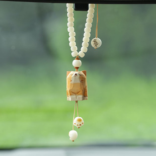 饰品吊坠 式 可爱个性 猫咪猫爪汽车挂件后视镜挂饰车载里内男女款