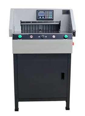 E4908R程控电动切纸机全自动重型裁纸机切8CM独立压纸光电保护