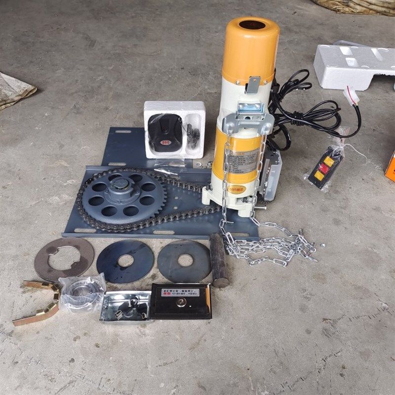 正能卷闸门电机自动卷帘门全套配件电动车库门电机遥控电动开门机