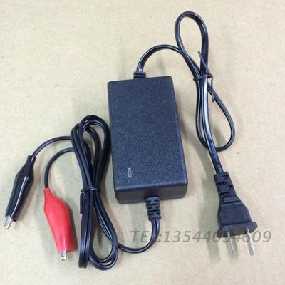 汉韬12V铅酸蓄电池12V7AH9AH气模童车电瓶智能夹子充电器13.8v1A