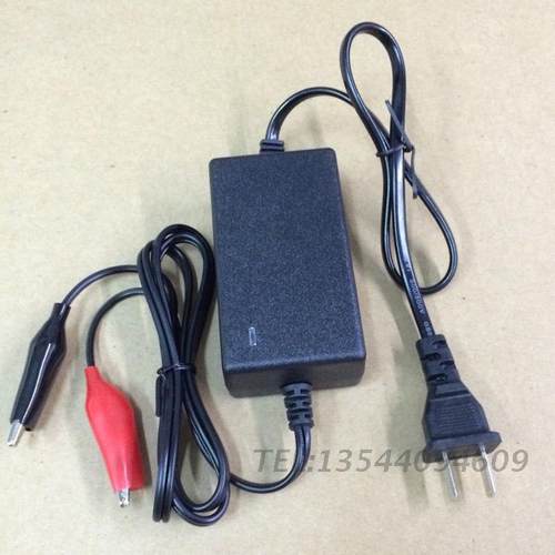 汉韬12V铅酸蓄电池12V7AH9AH气模童车电瓶智能夹子充电器13.8v1A