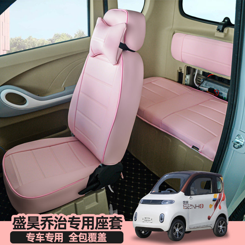 盛昊F8F9龙猫米丽卡迪乔治专用电动车三四轮座套定制全包四季通用