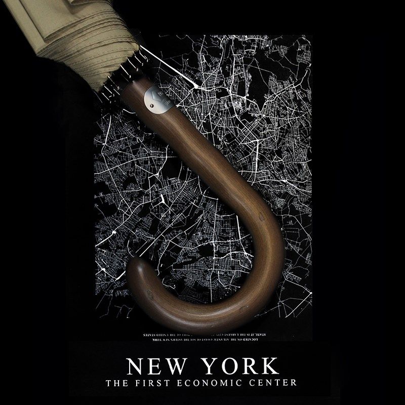 PARACHASE男士长柄英伦绅士复古木弯钩加固结实抗风商务防暴雨伞,居家日用,伞,淘宝优惠券,粉丝福利购,淘宝优惠卷