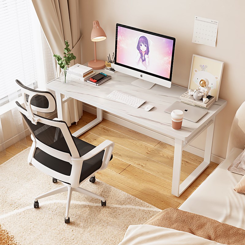 折叠桌子长方形学生书桌简约电脑桌现代办公桌简易长条桌家用餐桌