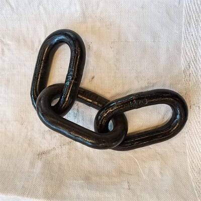 厂供应煤链矿MA矿车焊接三家条环链五BYK环牵引高强度钢铁链