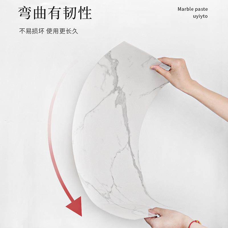 l仿大理石瓷翻新贴片墙面墙体ALB防墙壁装饰l贴板砖防水潮防霉墙