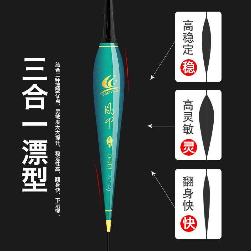 夜光漂咬钩变色电子漂超亮高灵敏日夜两用钓鱼浮漂夜钓鱼漂配电池