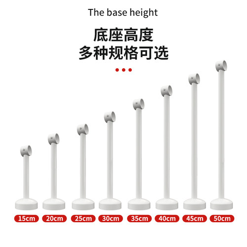 晾衣架阳台顶装固定式双杆不锈钢白色凉衣捍晒衣杆家用杆子晾衣杆