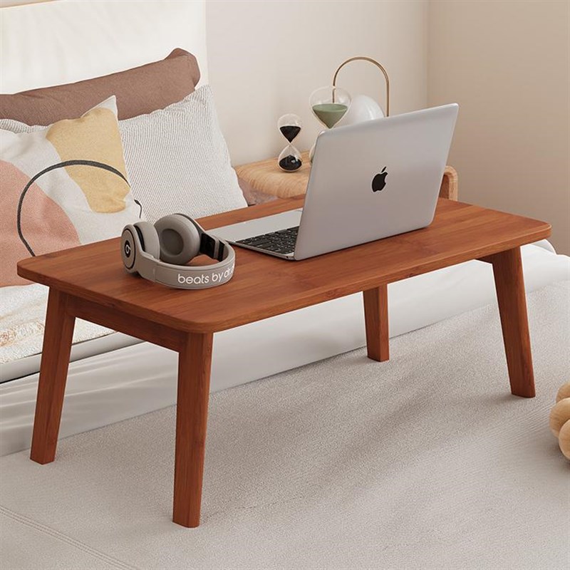 床边桌两用折叠电脑桌卧室家用简易小桌子可移动伸缩学习桌写字桌