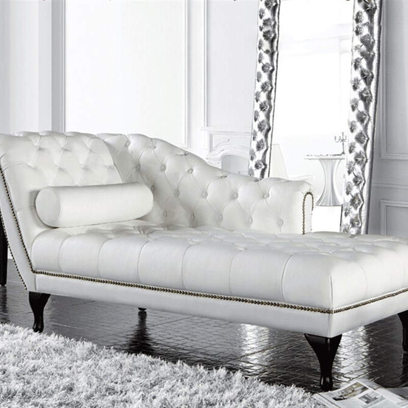 欧式贵妃椅酒店样板房单人沙发小户型卧室窗边躺椅时尚休闲美人榻