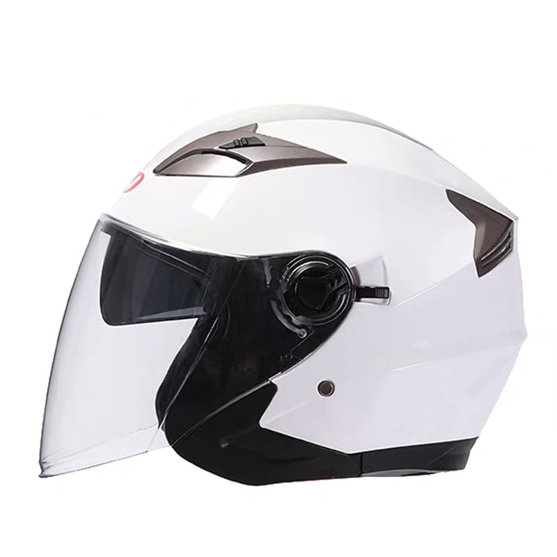 百利得BLD708安全帽护目镜电动车夏季半盔面罩机车安全头帽挡风玻