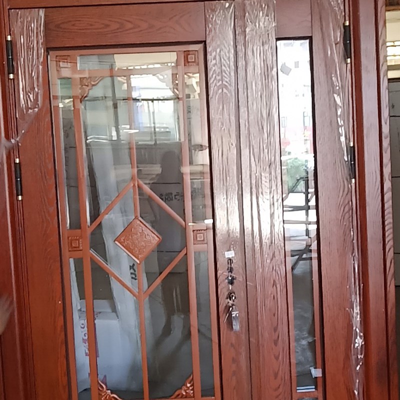 甲级家用锌合金烤漆大门仿铜别墅大门钢制进户门防盗入户门