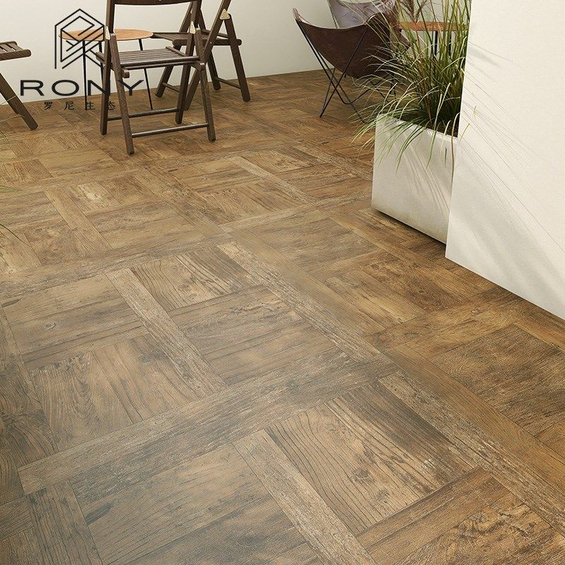 法式老船木拼花木纹砖地砖800x800民宿卧室仿木地板瓷砖客厅花砖