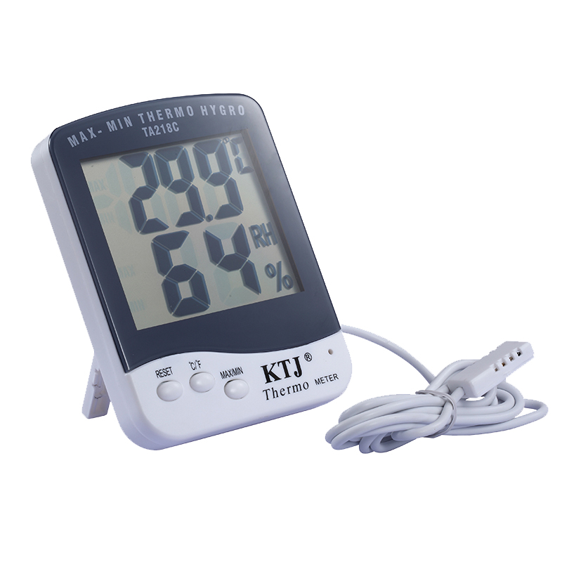 KTJ金拓佳 数显温湿度计带探头T218C /温度/湿度 金拓佳温度计