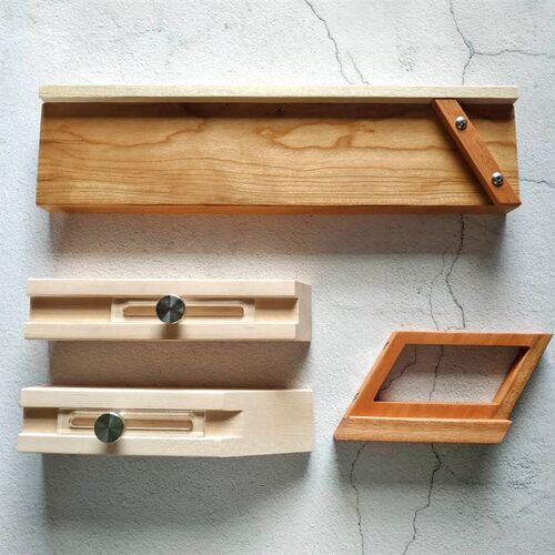 【六角套装】永宁组子六边龟甲形麻叶ASANOHA手工制作组子细工