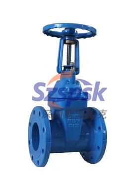 美法大禹埃柯球墨铸铁兰铜芯锈钢闸阀Z45X不-16Q楔式闸XAC板弹性