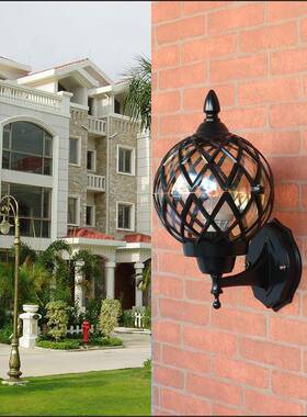 墅户外防水灯欧式27867阳壁台楼梯外墙灯室复外古别花园大门过道