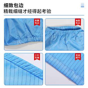 防喷护防尘防静电工作分体服漆服洁净DPV分体式 立领服无尘服套服