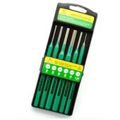 威力铬狮6件冲套具钒钢圆柱冲子冲孔W0448打孔工石工凿子钢凿W044