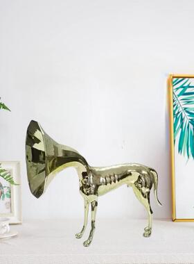 高级感轻奢样板书房柜软饰品摆1121件办公室客间书厅电视柜壁龛摆