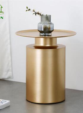 沙客厅创意18436圆形轻奢组合厅茶几简约软装边工程展圆形金属发