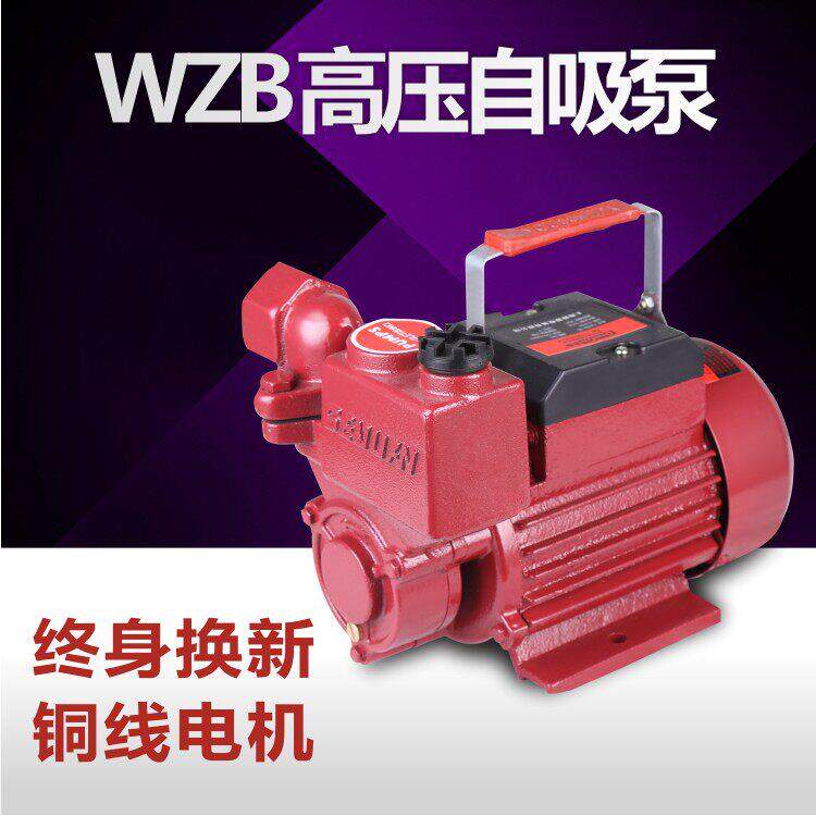 370w550W750W家用自吸泵自来水管道增压泵水井抽水泵太阳能上水泵