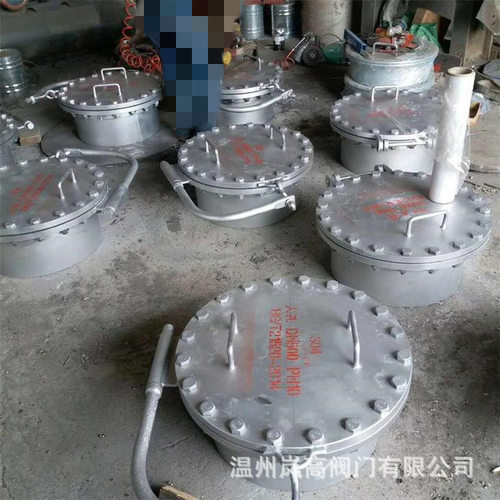 工业体专用 管道连接 管道人孔 不锈钢材质 垂直吊盖人孔 DN1000
