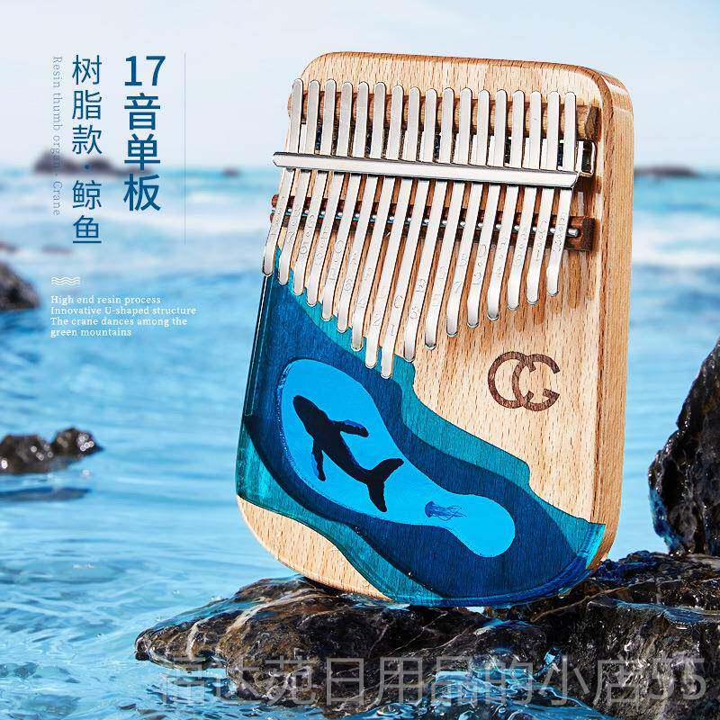 高档卡林巴拇乐指学琴21音手指琴女生正儿童初者五指品琴指姆琴专