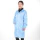 高档羽兴长间翻领尘纽扣防静电大褂无洁净车参观工加作服男女通用