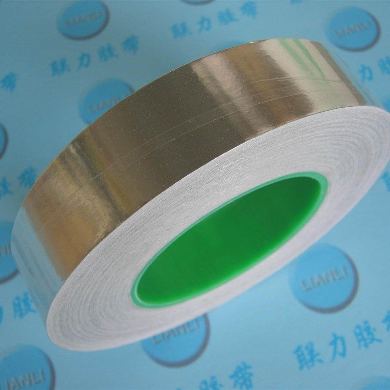 防辐射铝箔胶 双导铝箔胶 隔热铝箔 铝箔双面通电 30MM*50M