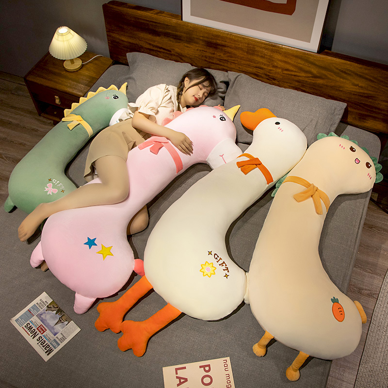 可爱抱枕女生睡觉专用床上长条夹腿侧睡枕头孕妇男生款床头大靠枕