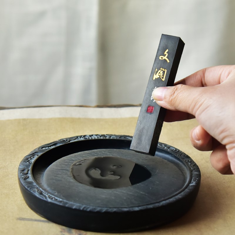 作品级/文澜/书法精选桐油烟墨高端书法墨条墨锭墨块文房四宝墨宝