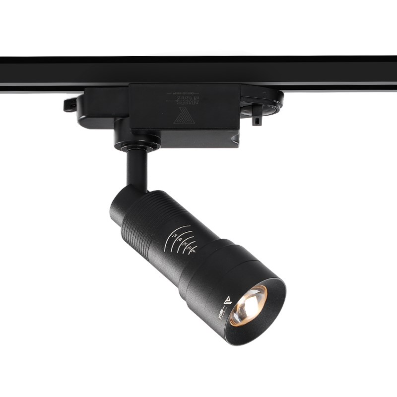 一束光聚光射灯调焦吸顶客厅照画茶馆造景明装可调小角度轨道10瓦