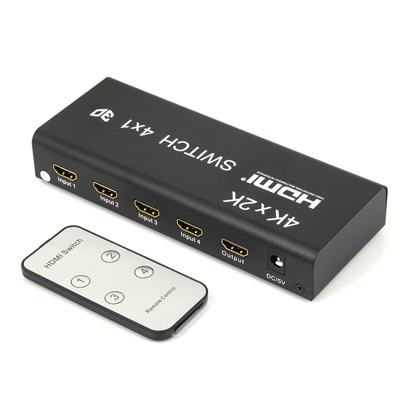 K高清HDMI切换器进1出 高清音频分配切换视频电脑显示器转换器