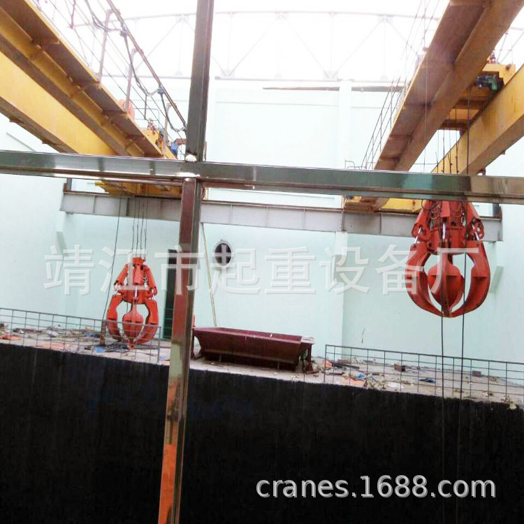 昆明  智能垃圾抓斗吊 危废焚烧用 液压抓斗桥式起重机  5-20t