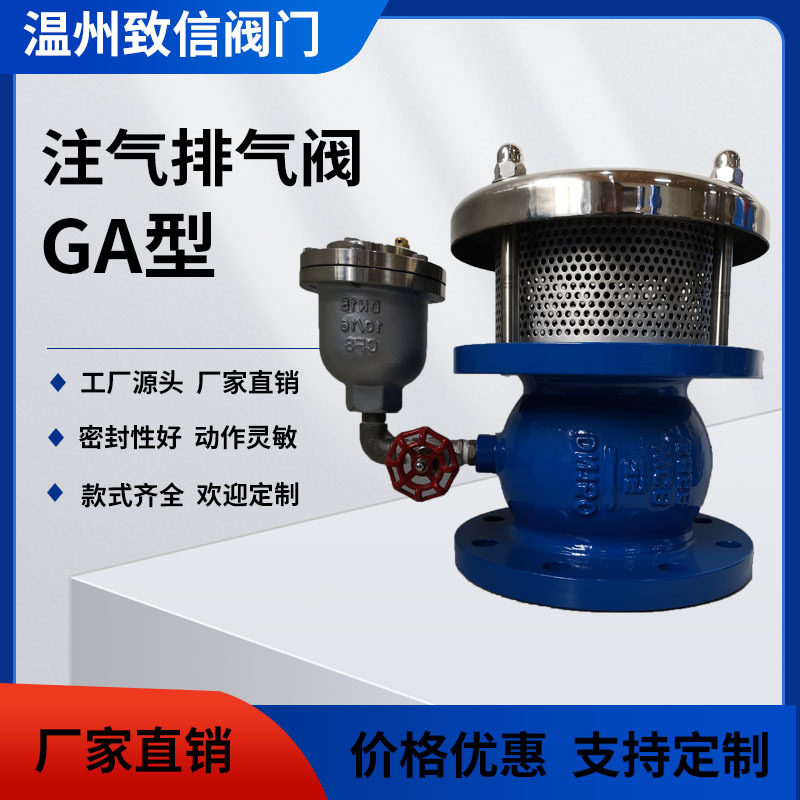 GA注气微排阀注气微量复合排气阀真空破坏阀