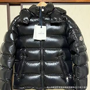 蒙家Maya高版本加厚防风羽绒棉服男女同款亮面保暖连帽外套外贸