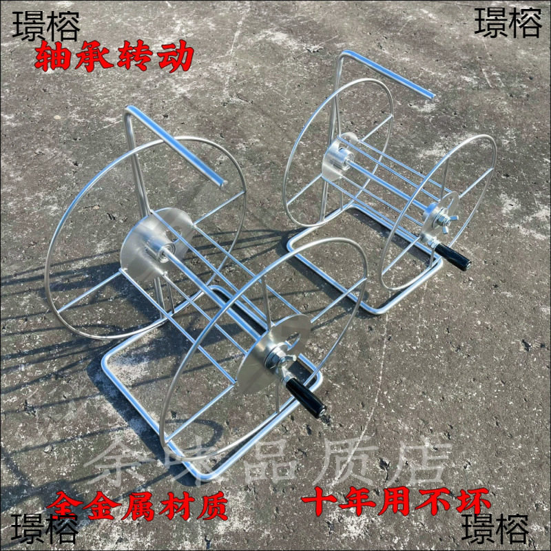 卷线盘空盘绕线盘铁盘电线收纳盘收绳子铁丝收线器卷钢丝金属卷管