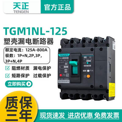 天正TGM1NL-125A漏电断路器