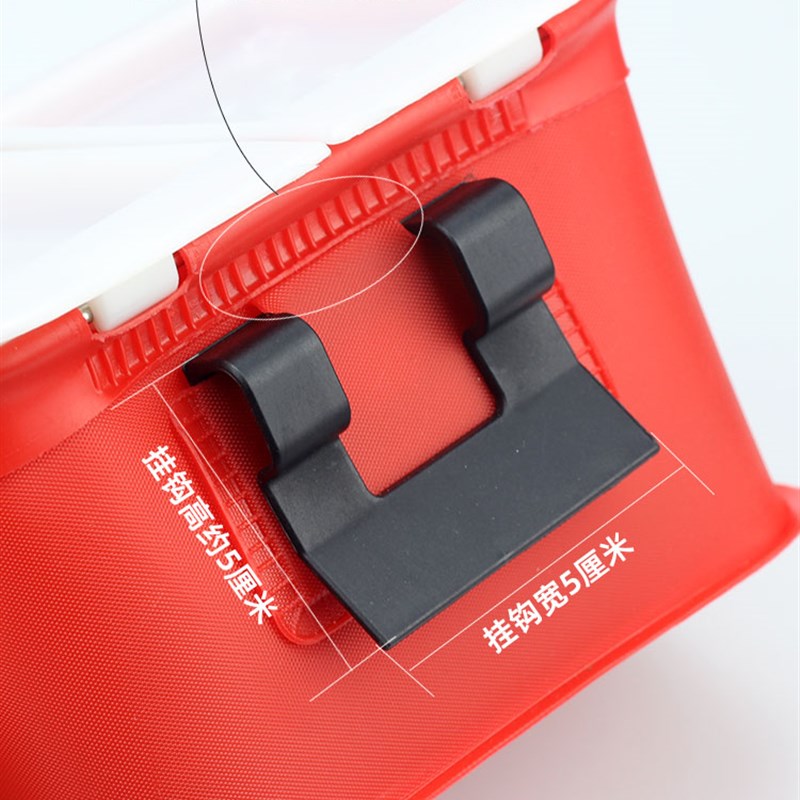 矶钓活饵盒打窝饵桶挂盒 多功能专用海钓沙蚕南极虾大号鱼食