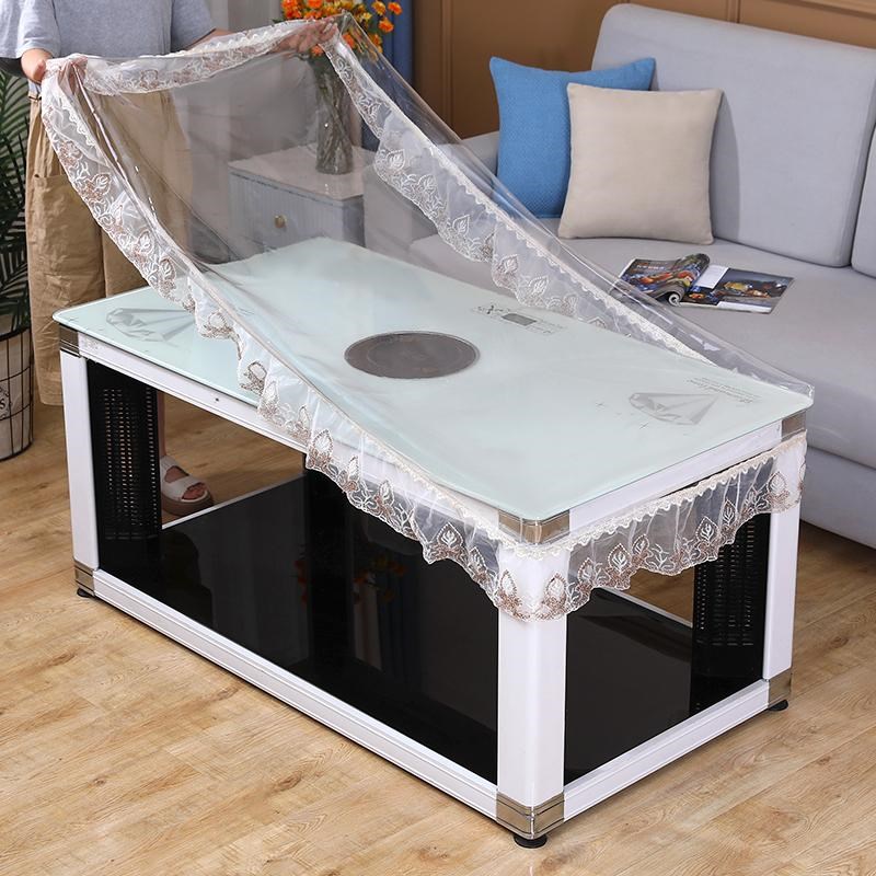 加厚长方形桌布防水防油免洗防烫烤火桌罩正方形桌布茶几布