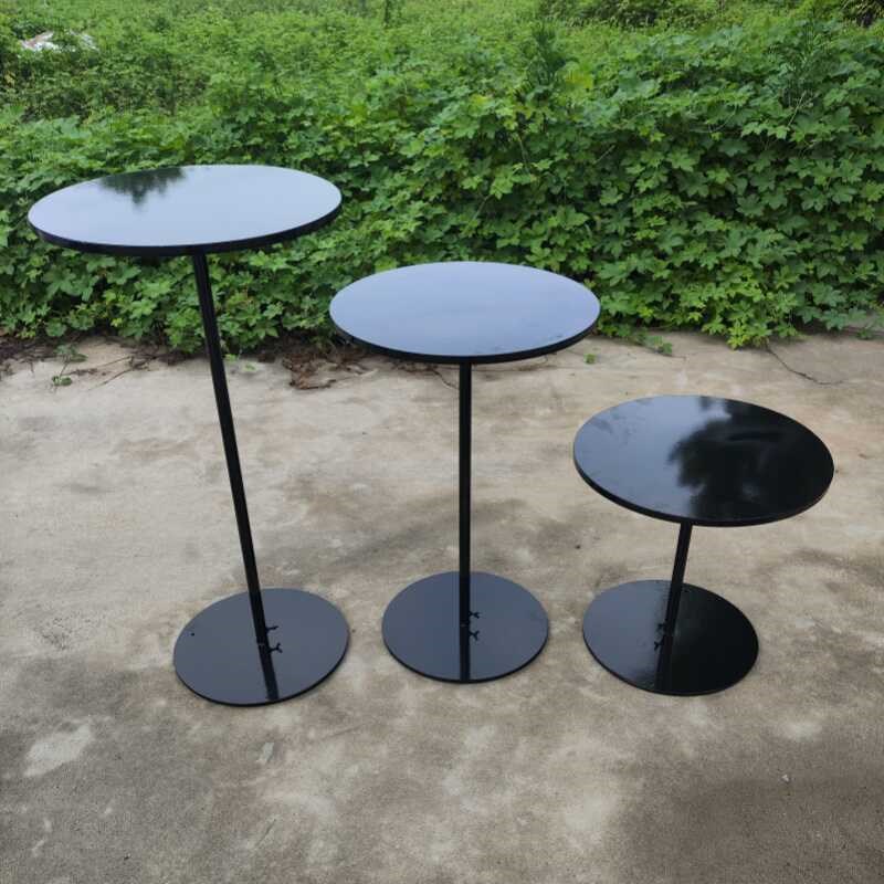 婚庆道具新款摆件铁艺圆台桌甜品台展示架订婚宴圆筒立柱装饰摆件