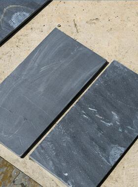 青石板花404地地文铺化石砖广场公园户外庭院园黑色天然板岩铺路