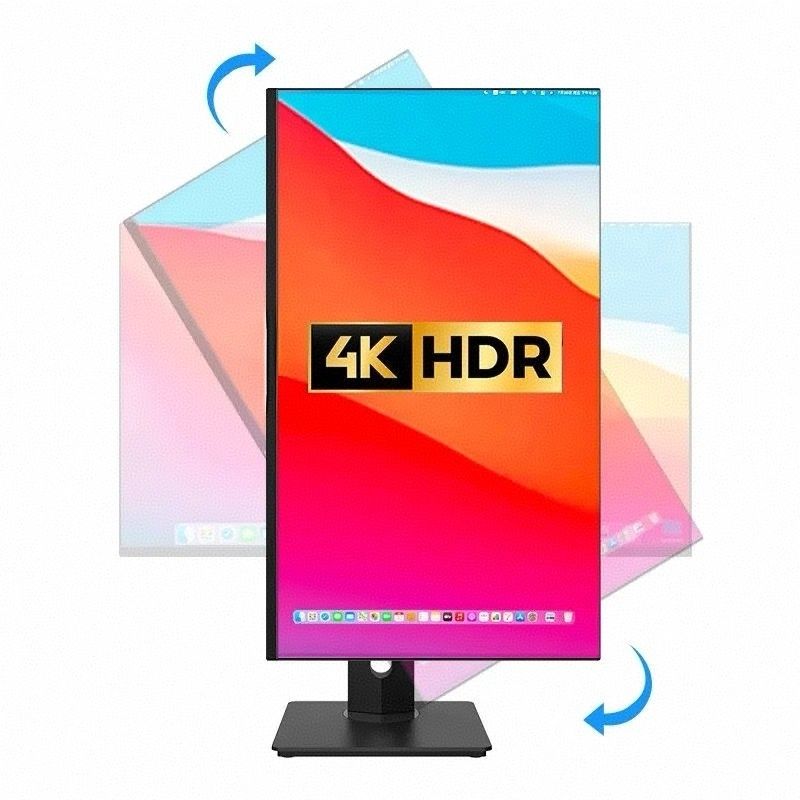 27英寸显示器4k60Hz设计办公家用台式显示屏幕电脑高清