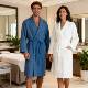 店浴袍高档星级华酒夫格长款 浴袍人华夫格浴情侣o吸成水浴袍可刺