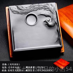 高档国非遗 安徽可磨墨砚台高档礼歙砚书法专用名师老坑端砚歙县