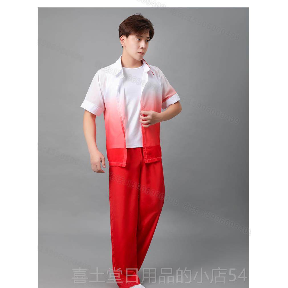 高档现代舞蹈演出服踏歌起航我的信仰们园校五四青年民国女风男合