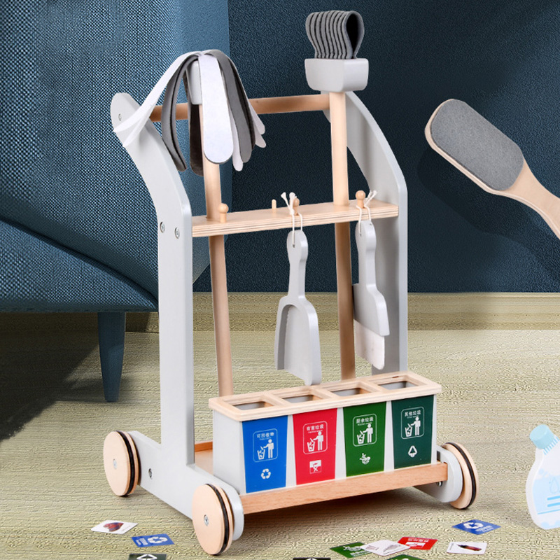 儿童幼儿园垃圾分类互动游戏垃圾桶教具亲子互动提升专注力玩具